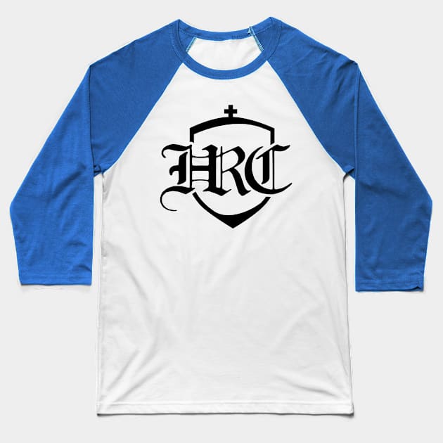 HRC Shield Baseball T-Shirt by HRCatholic